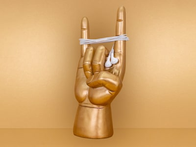 hållare för hörlurar