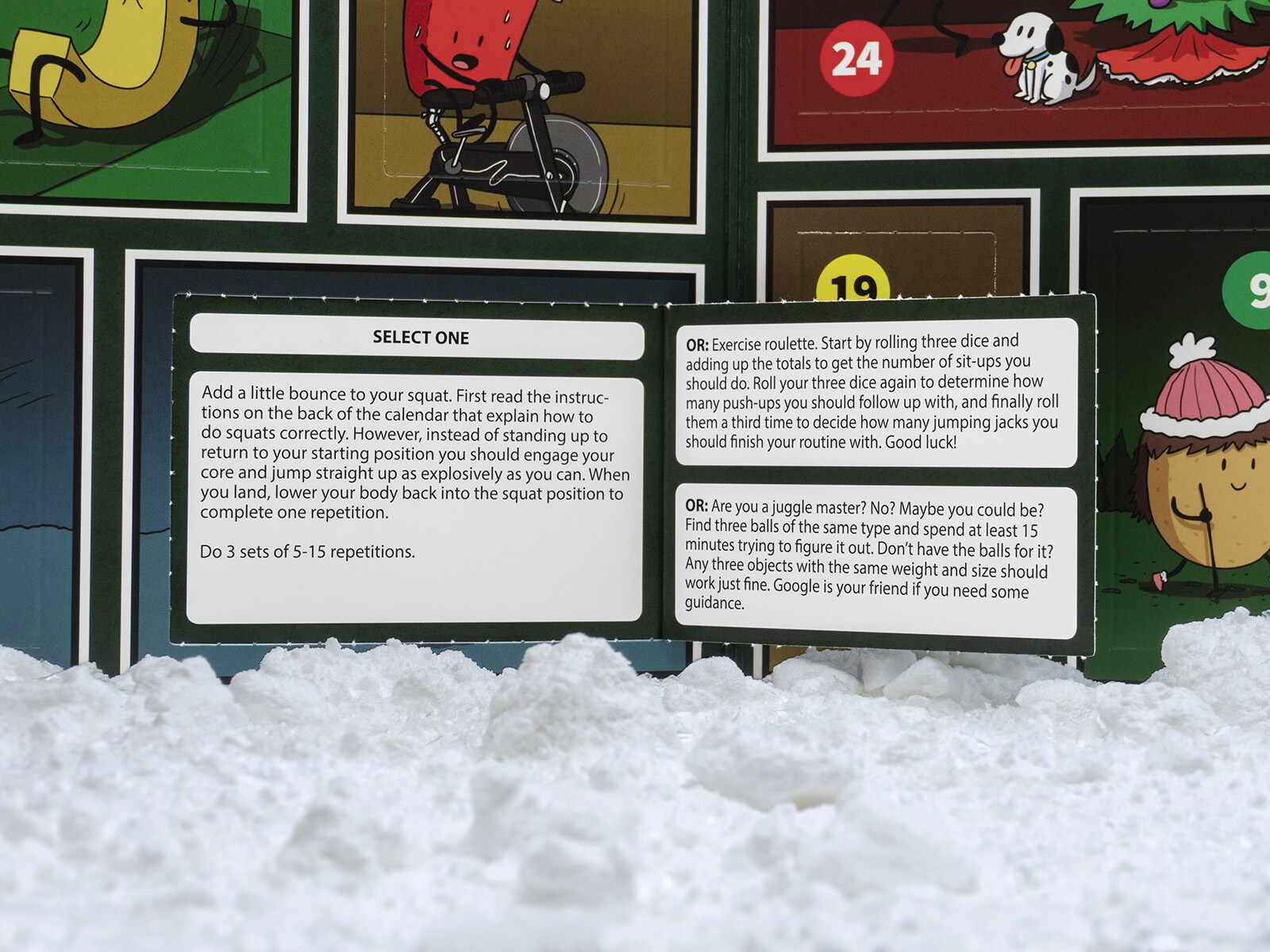 Adventskalender för Soffpotatisar