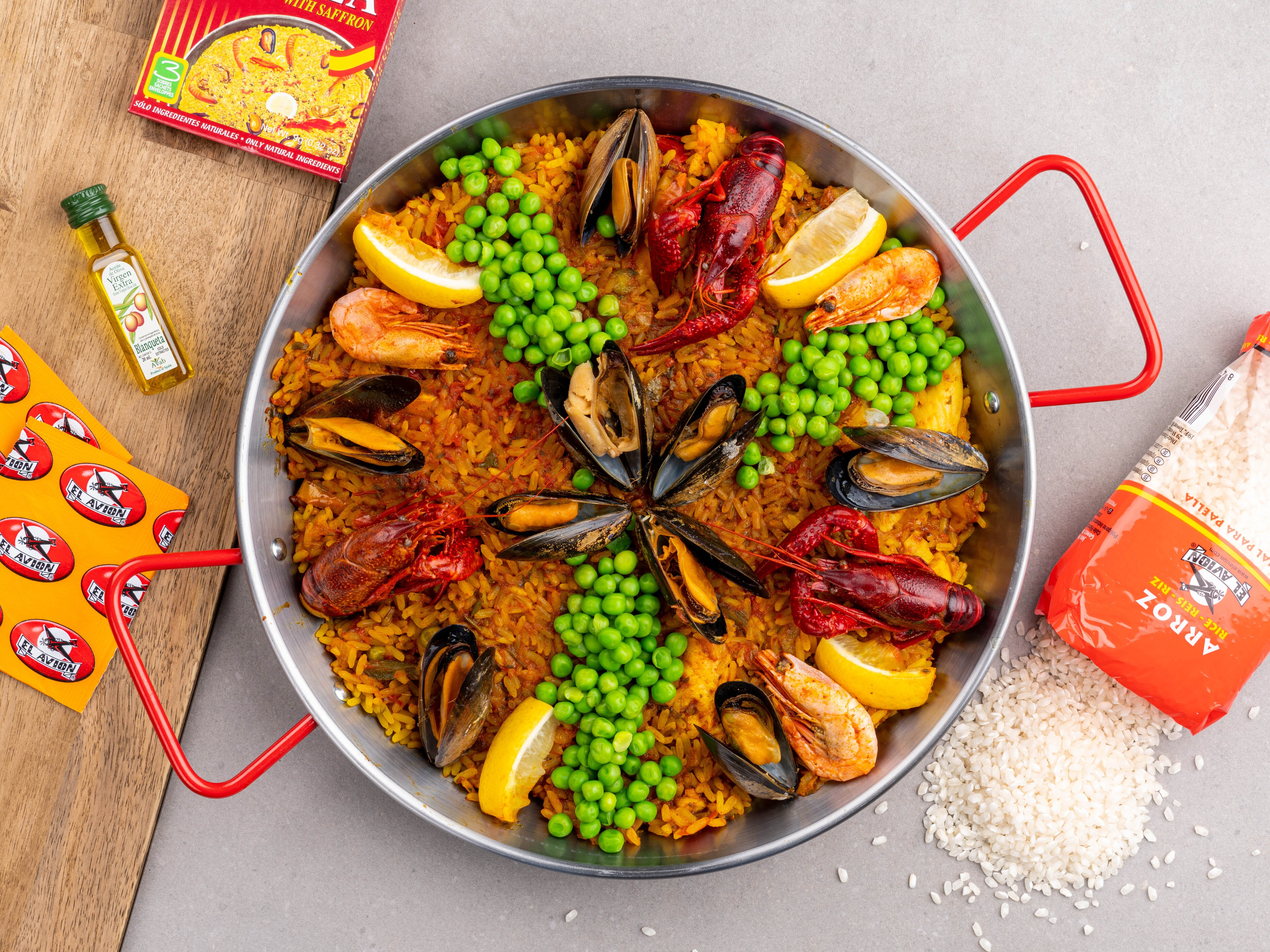Paella set för matlagning