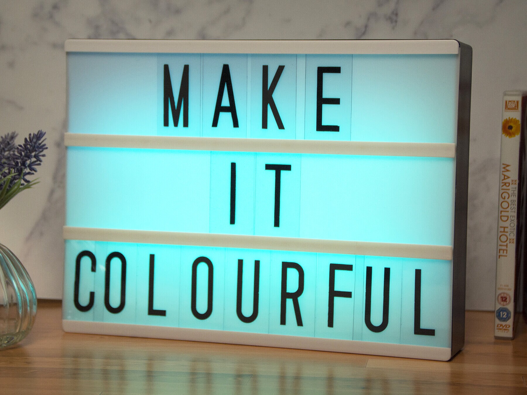 Cinema Lightbox mit Farbwechsel