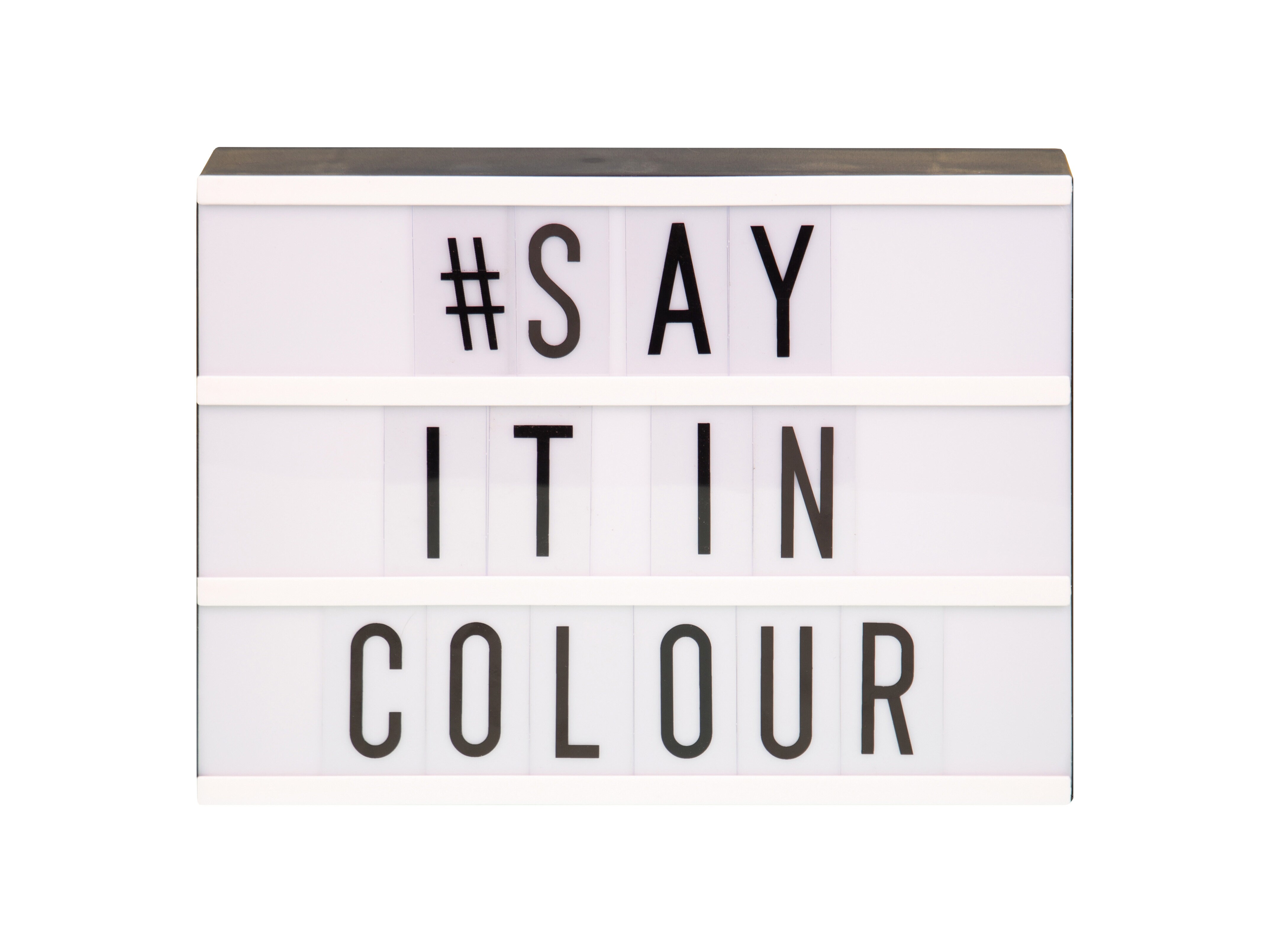 Lichtbox mit Farbwechsel