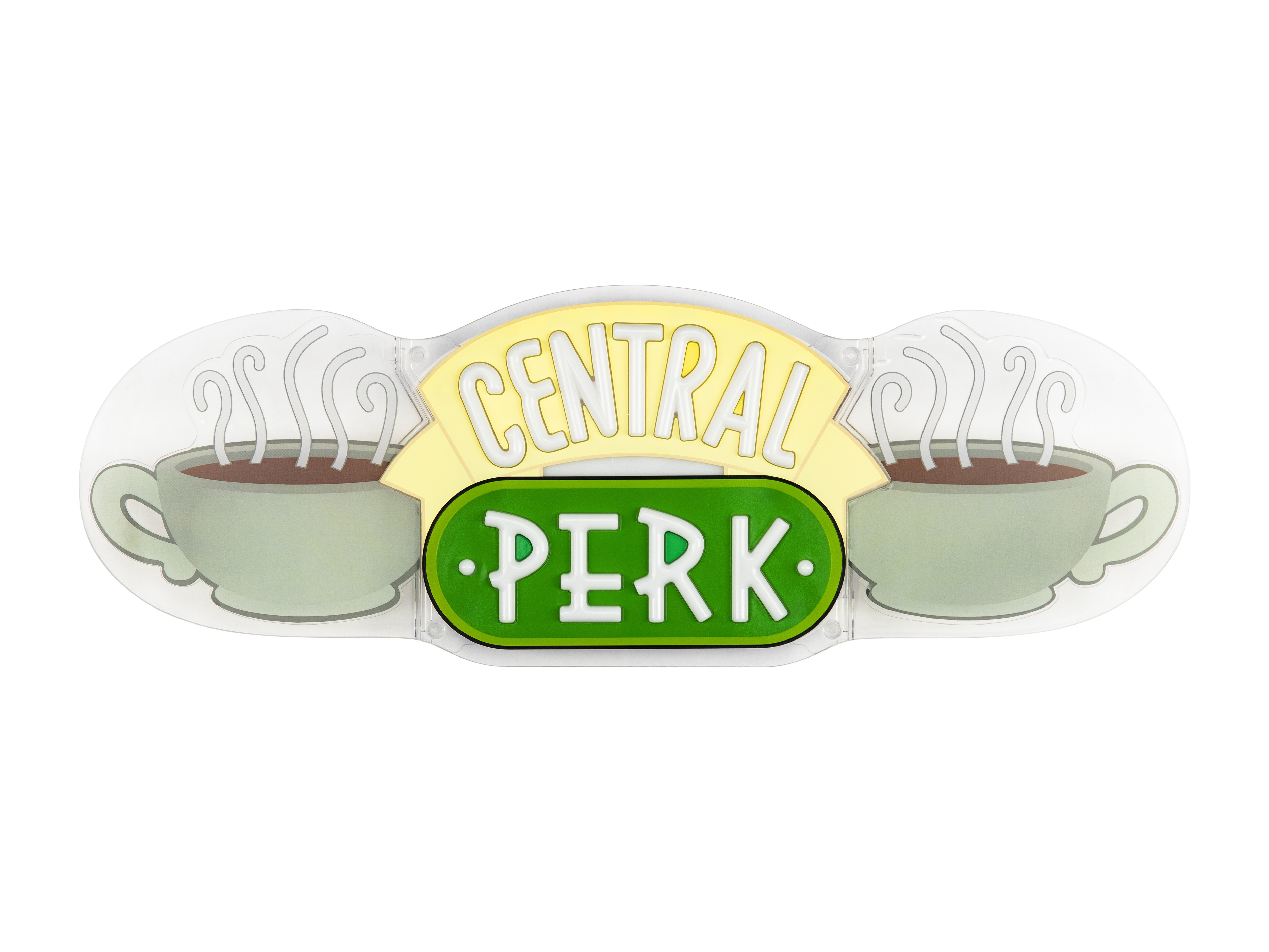 neon skilt med central perk
