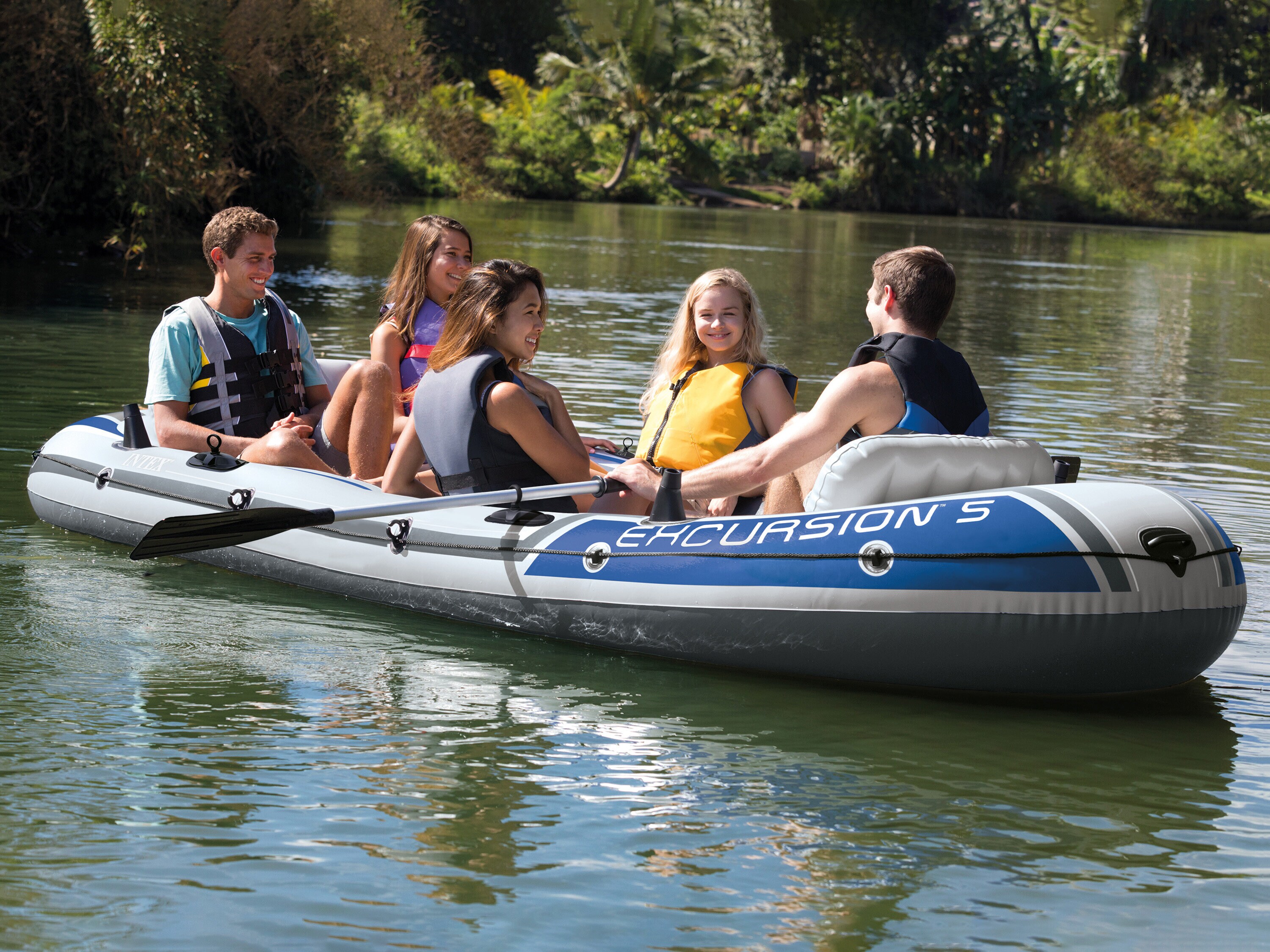 Oppblåsbar båt - Intex Excursion 5