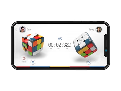 Rolig Rubiks kub med app