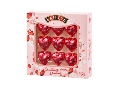 Baileys Strawberries & Cream Schokoladenherzen