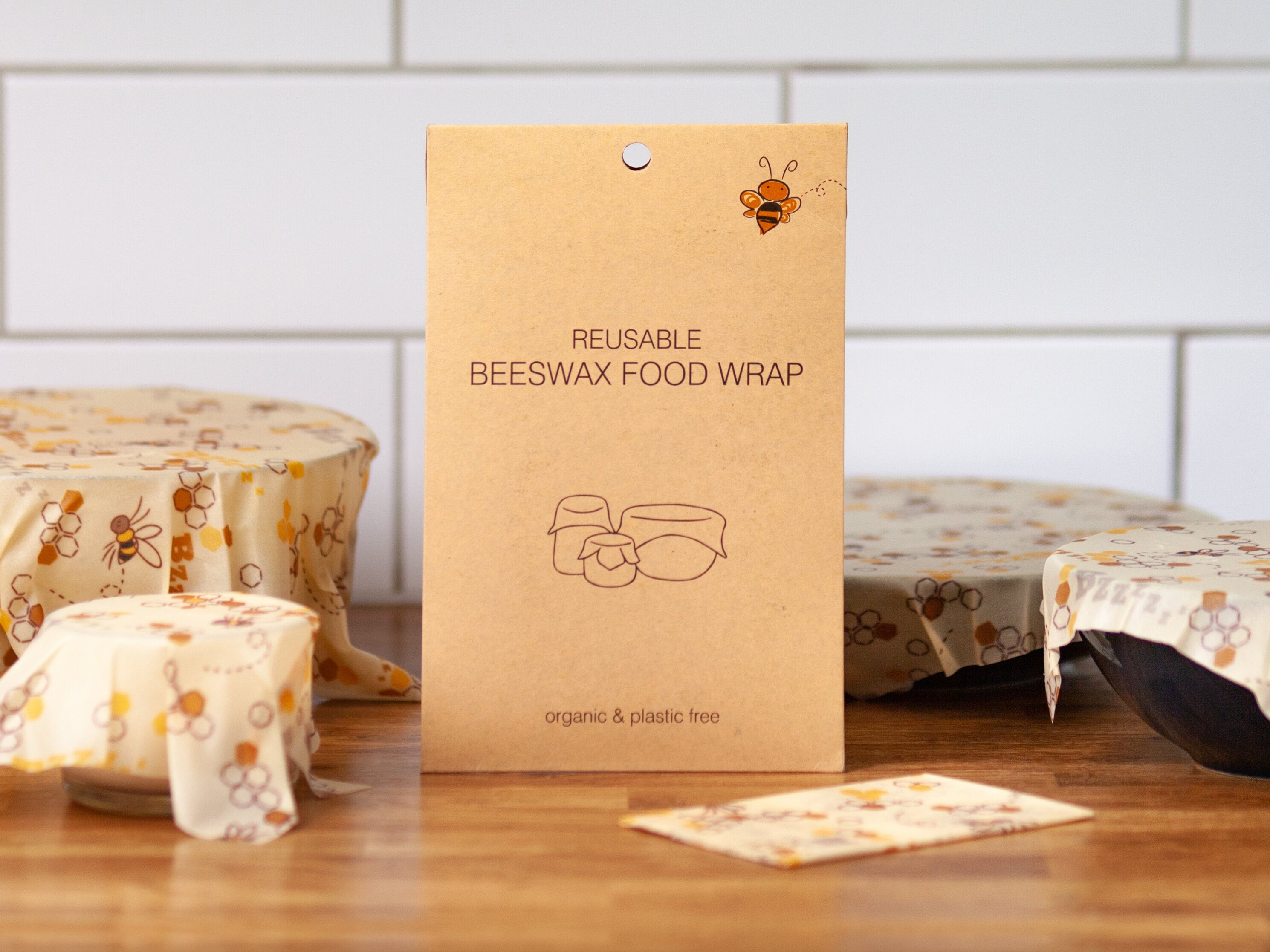 Beeswax Food Wrap Vahakangas 5-pakkaus