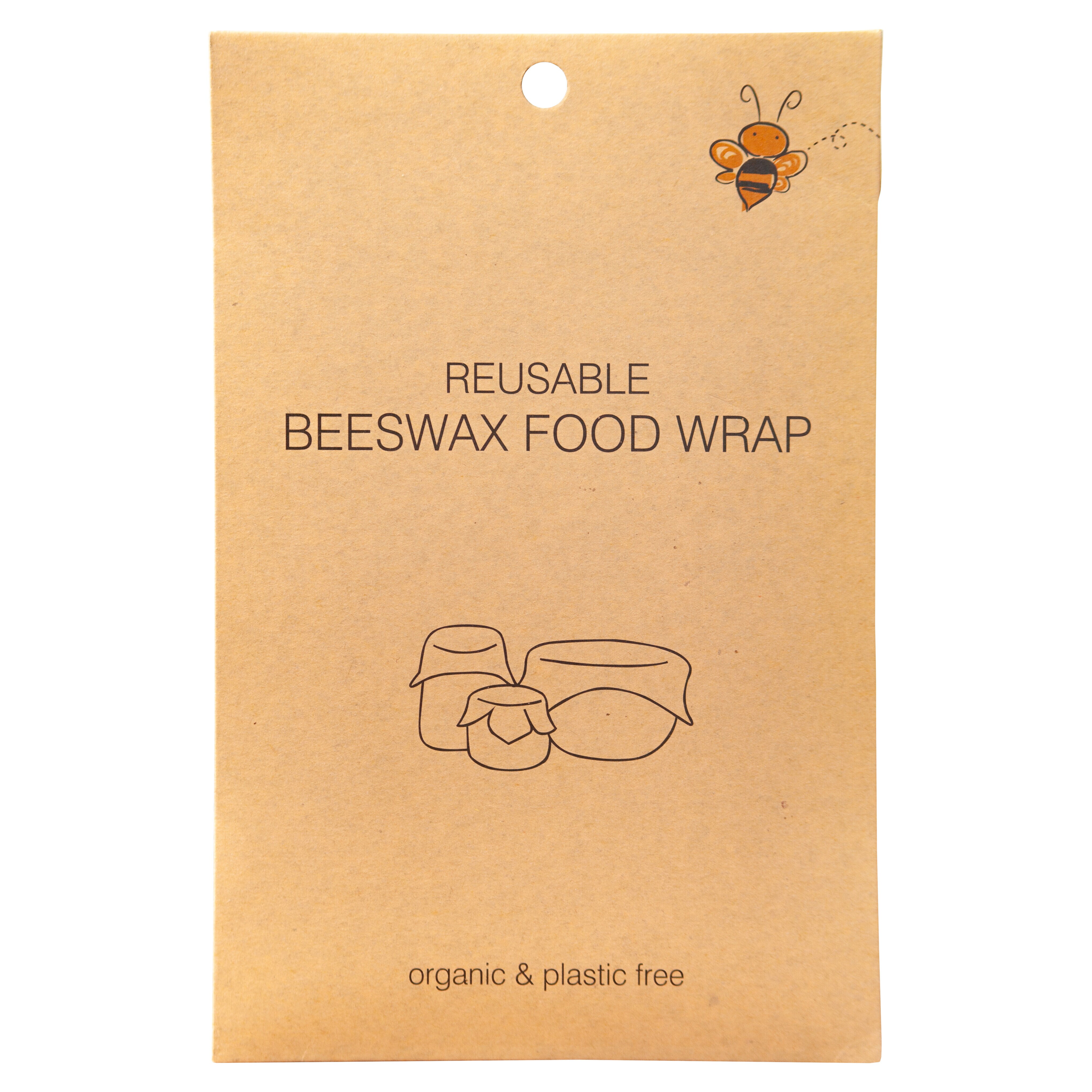 Beeswax Food Wrap bivokspapir 5-pakning