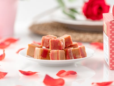 Valentine’s fudge