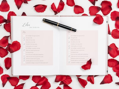 En Kärleksförklaring Fyll-i-bok