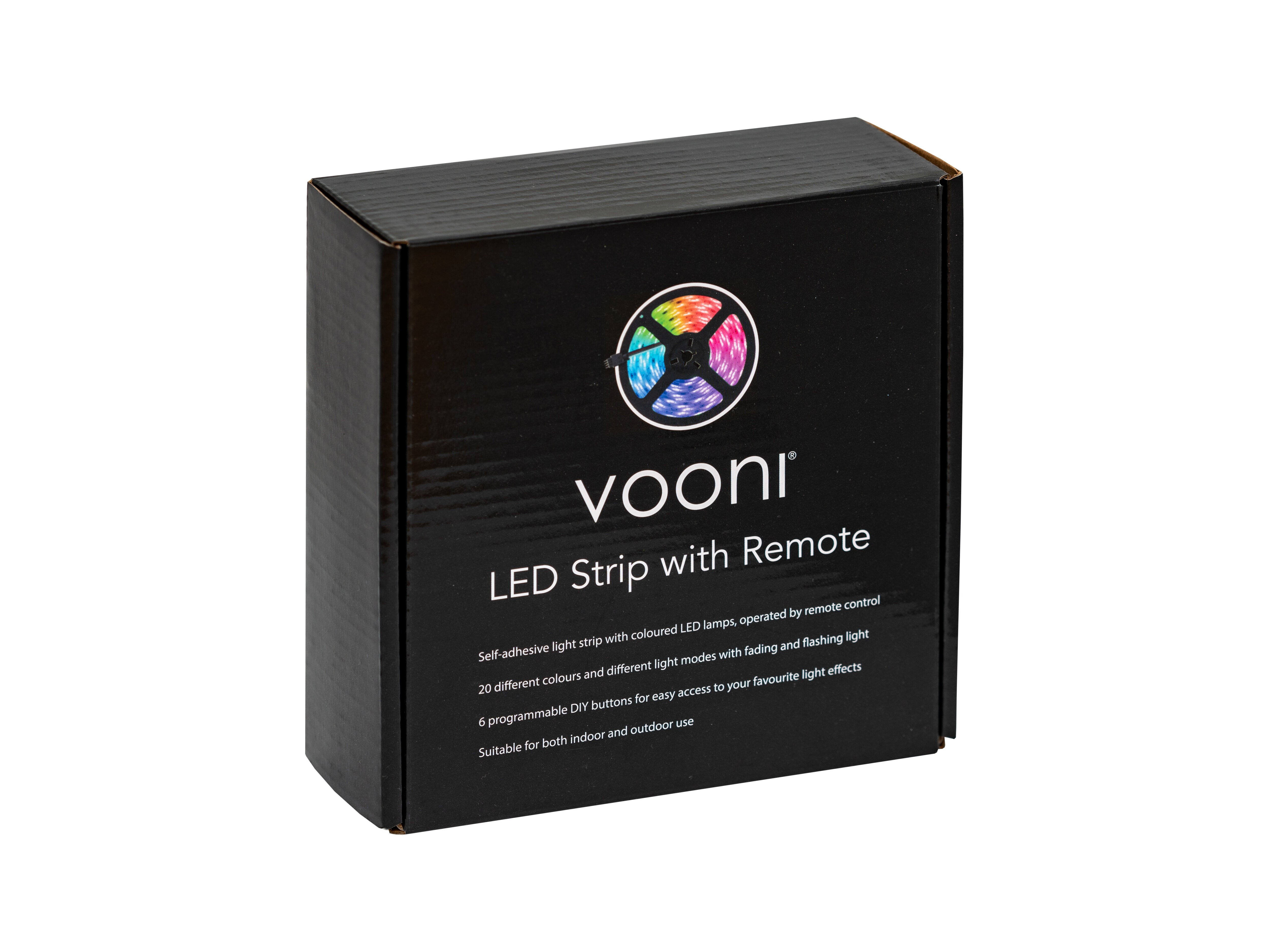 LED-lyskæde med Fjernbetjening - Vooni