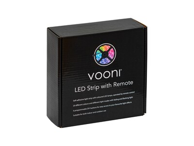 LED-lyskæde med Fjernbetjening - Vooni