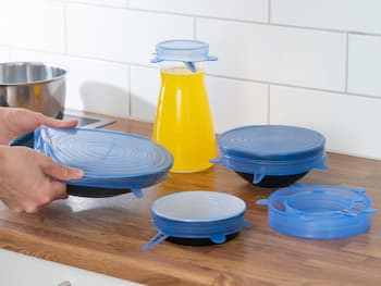 Silikondeckel 6er-Pack - KitchPro