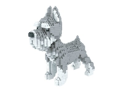 Hundewelpe Mini 3D-Bausatz