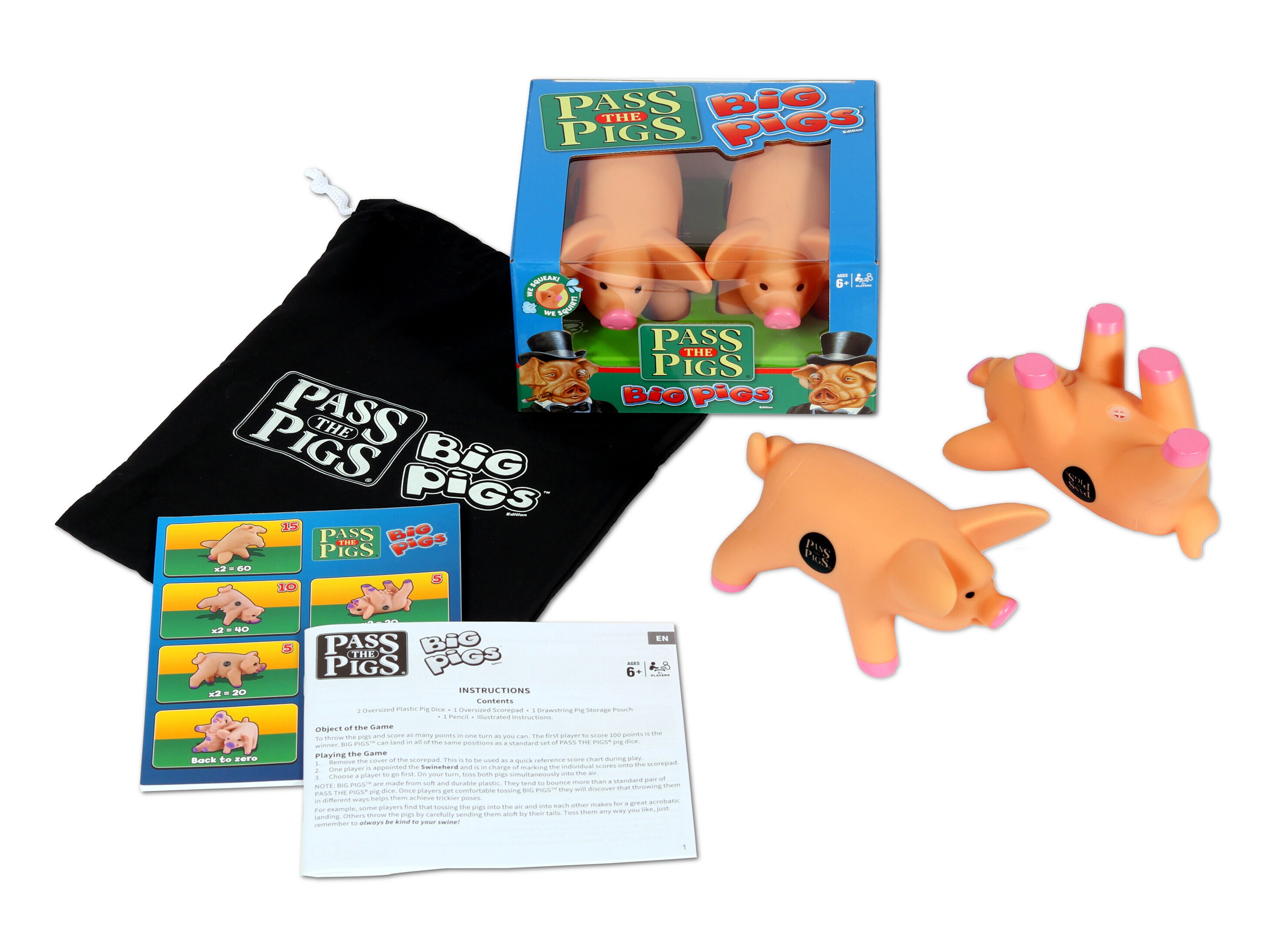 Gigantisk Kaste Gris Spil