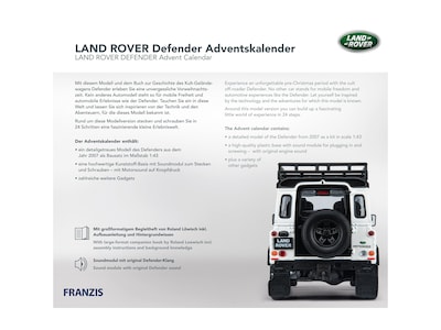 Land Rover Defender-julekalender