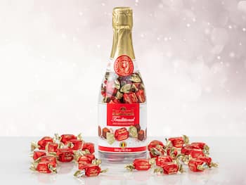 Chokoladetrøffel i Champagneflaske