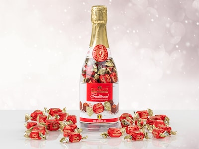 Chokoladetrøffel i Champagneflaske