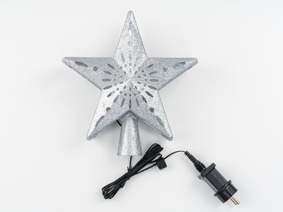 Weihnachtsbaumspitze Stern mit Projektor - Spralla