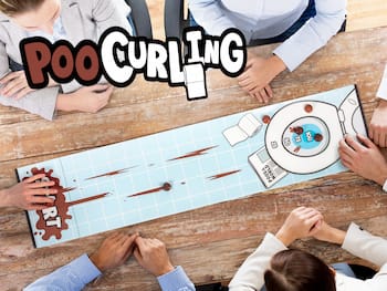 Poo Curling Peli