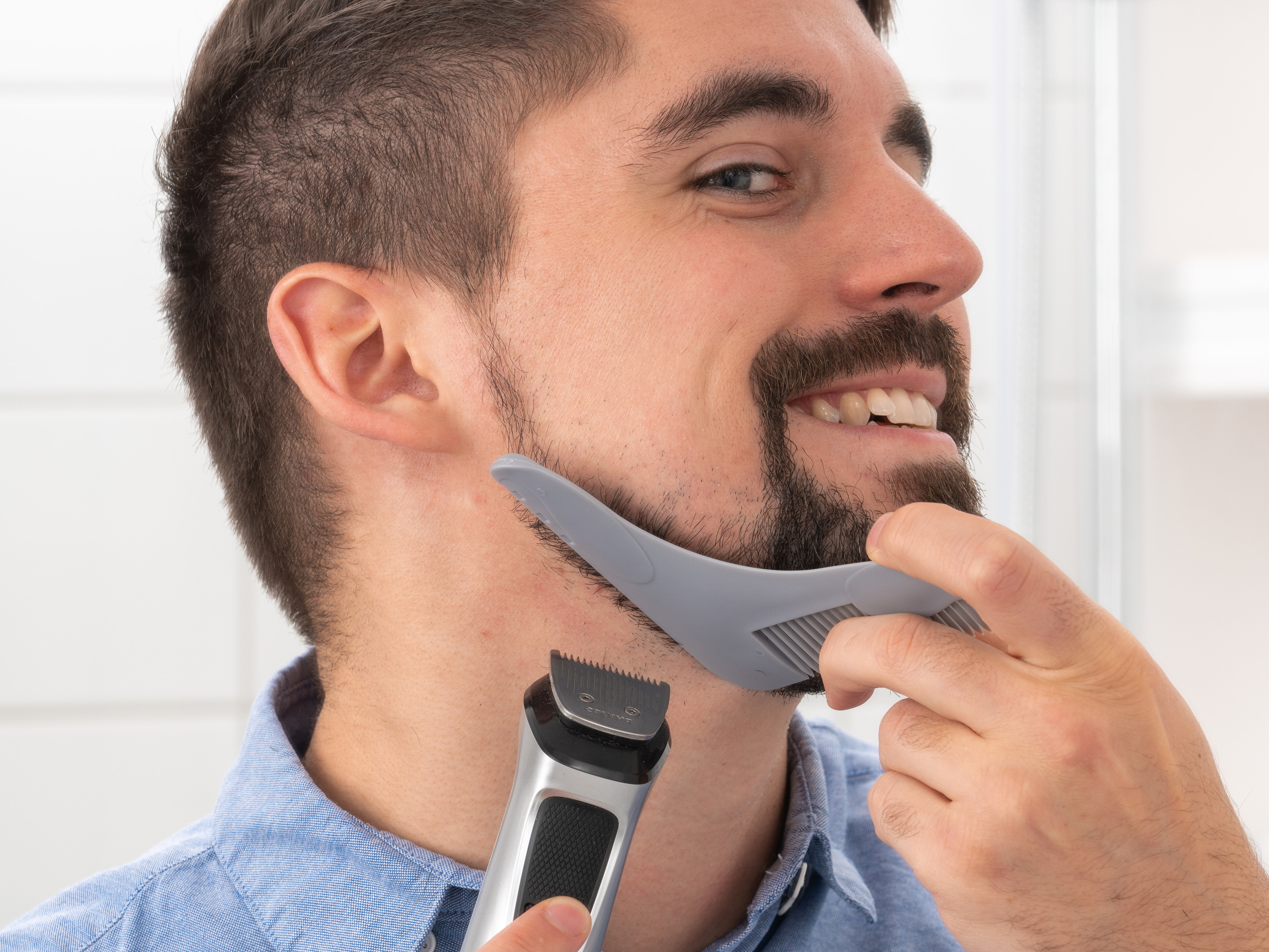 Konturkam för rakning