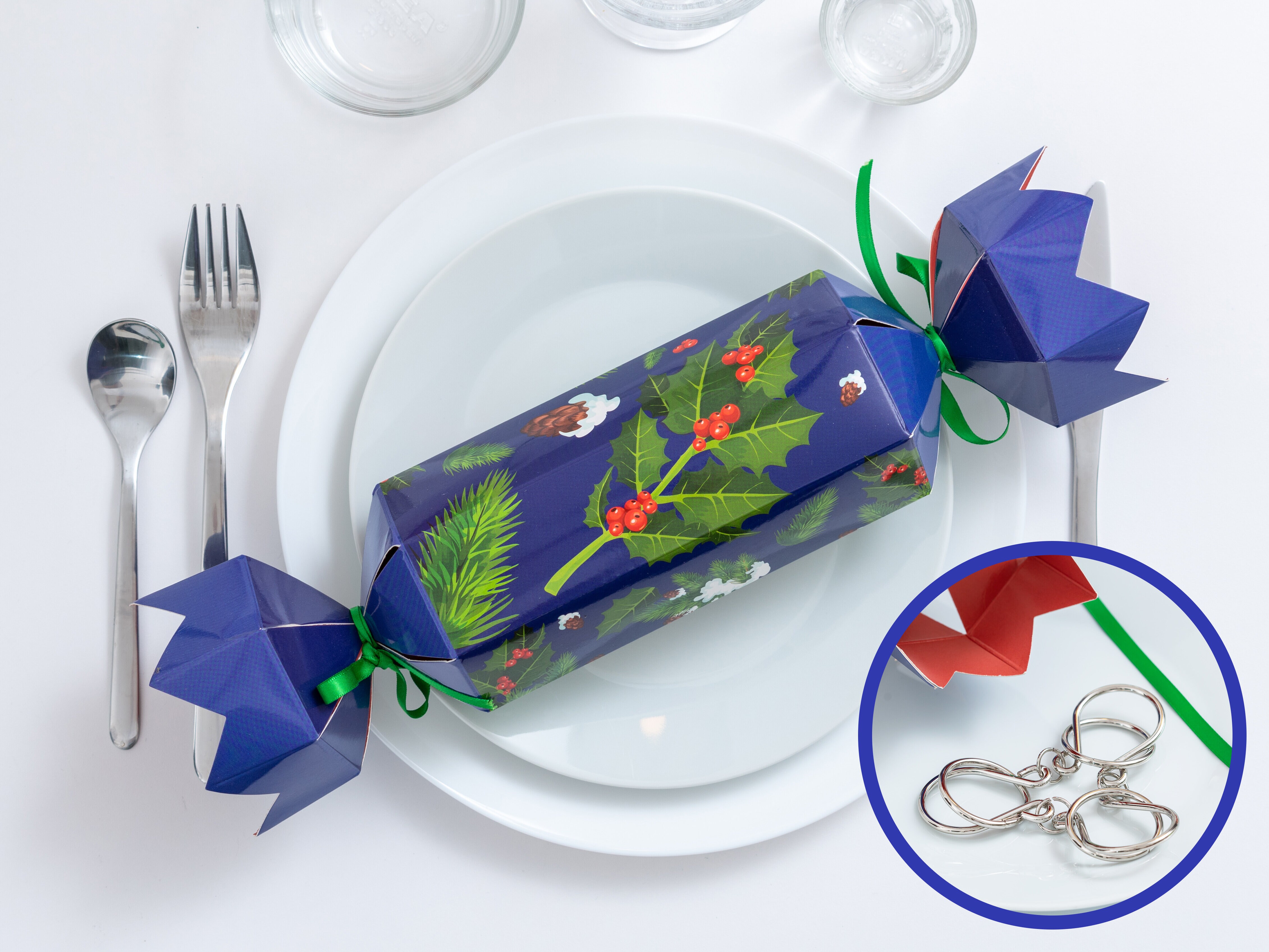 Christmas Crackers med Metalpuslespil