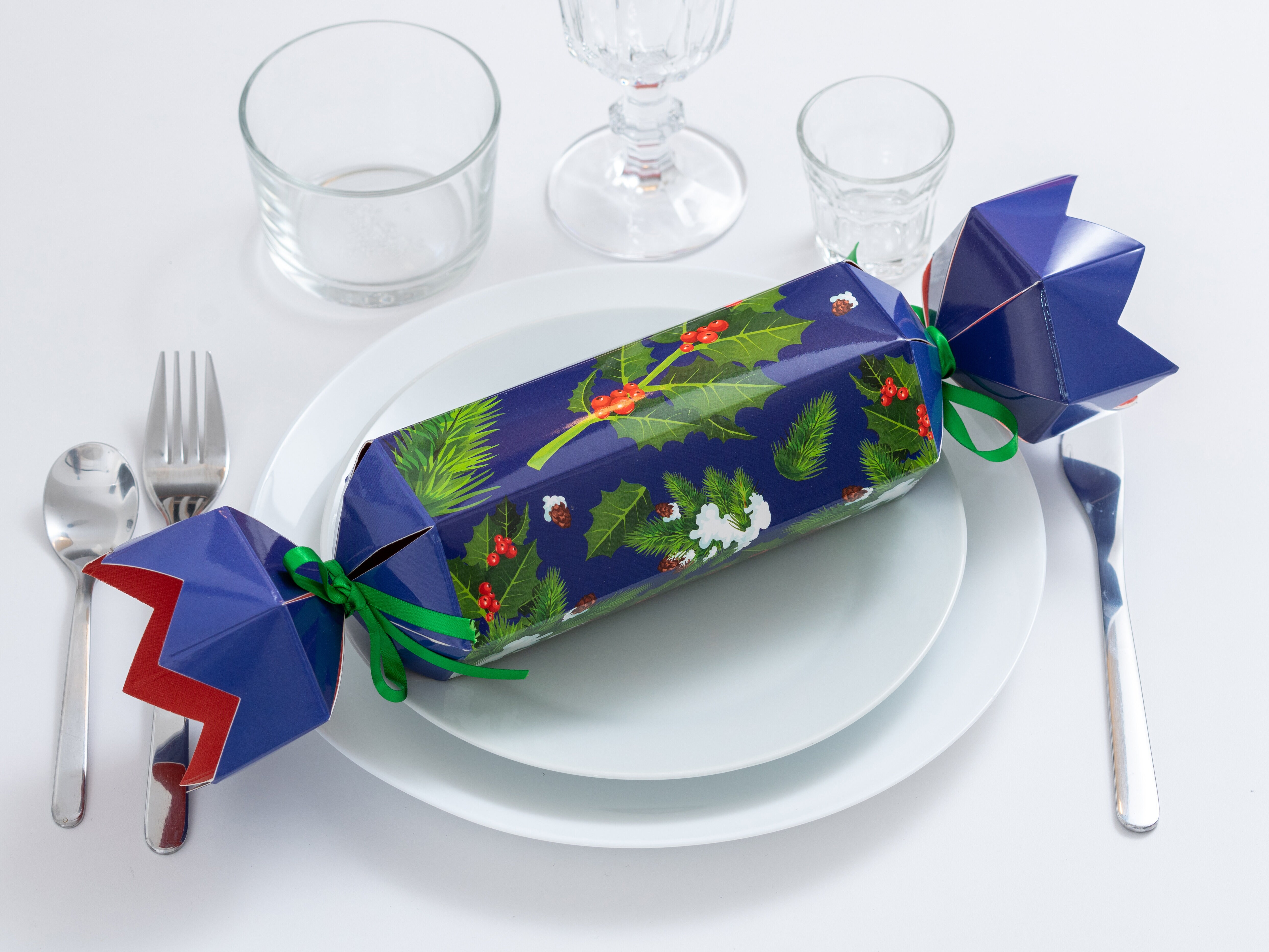 Christmas Crackers med Metalpuslespil 4-pak