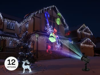 Weihnachtsprojektor bewegtes Lichtspiel - Spralla