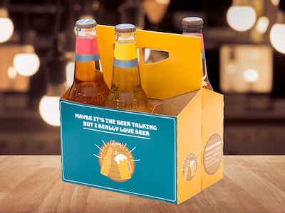 gaveindpakning til øl