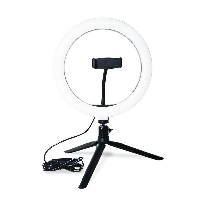 Selfie-lamppu Matkapuhelintelineellä