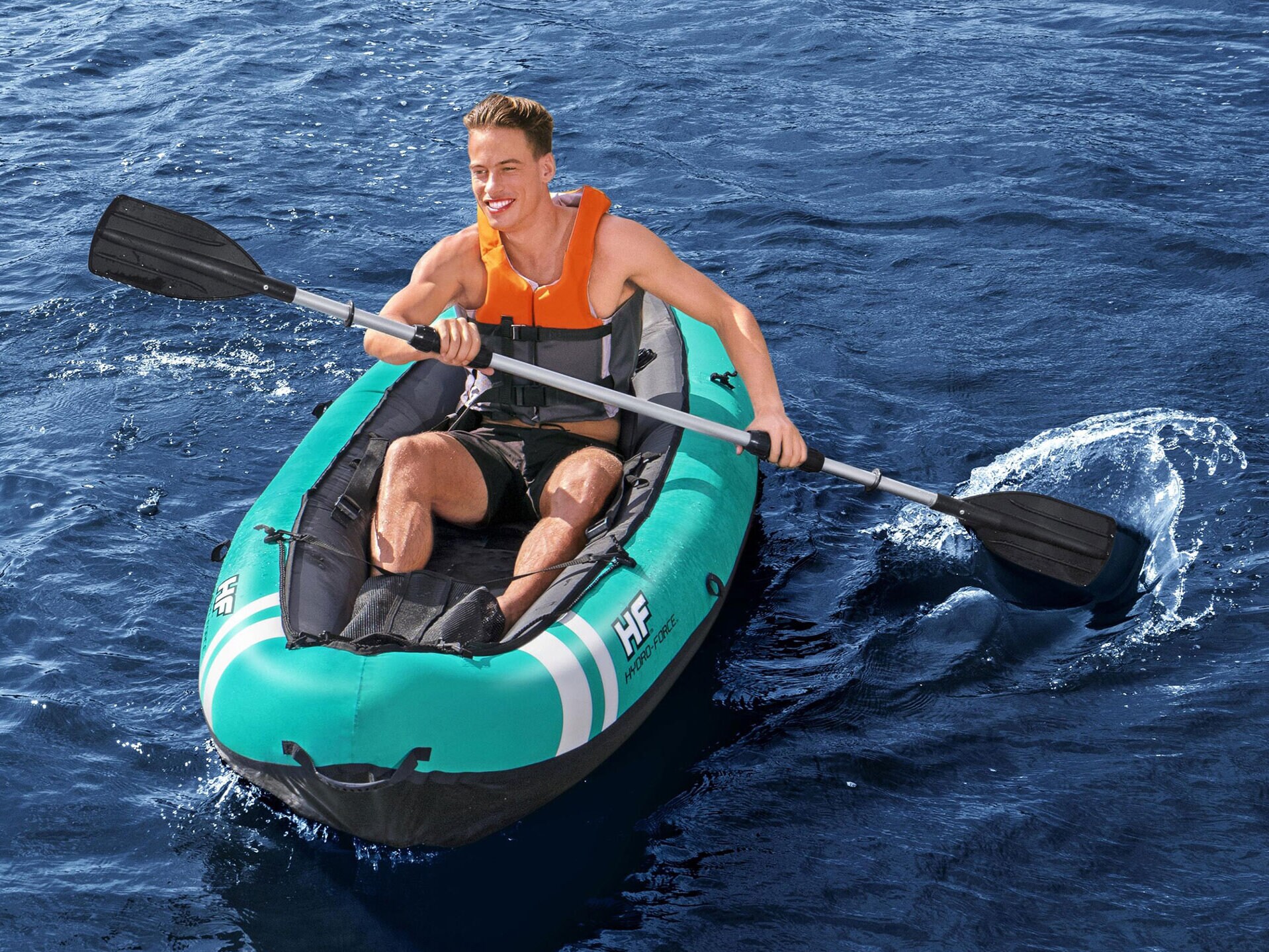 Oppblåsbar kajakk - Bestway Hydro-Force Ventura K1