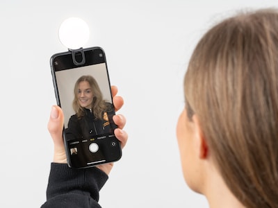 Pyöreä selfie lamppu