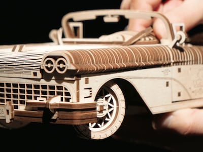 Ugearin puinen 3D-palapeli - Cabriolet