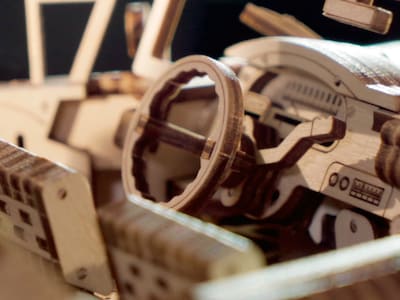 Ugears 3D-puslespil i Træ - Cabriolet