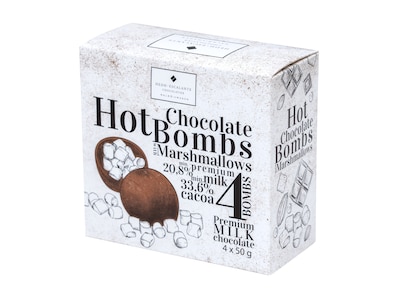Sjokoladebomber for kakao 4-pakning