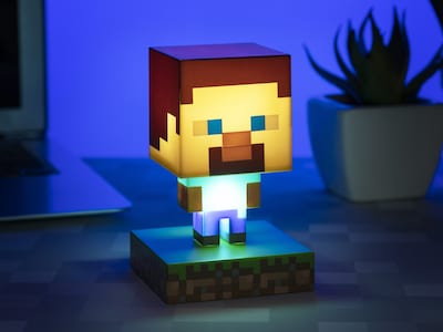 Minecraft Steve Lampe