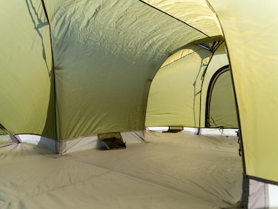 Tält med separata sovrum