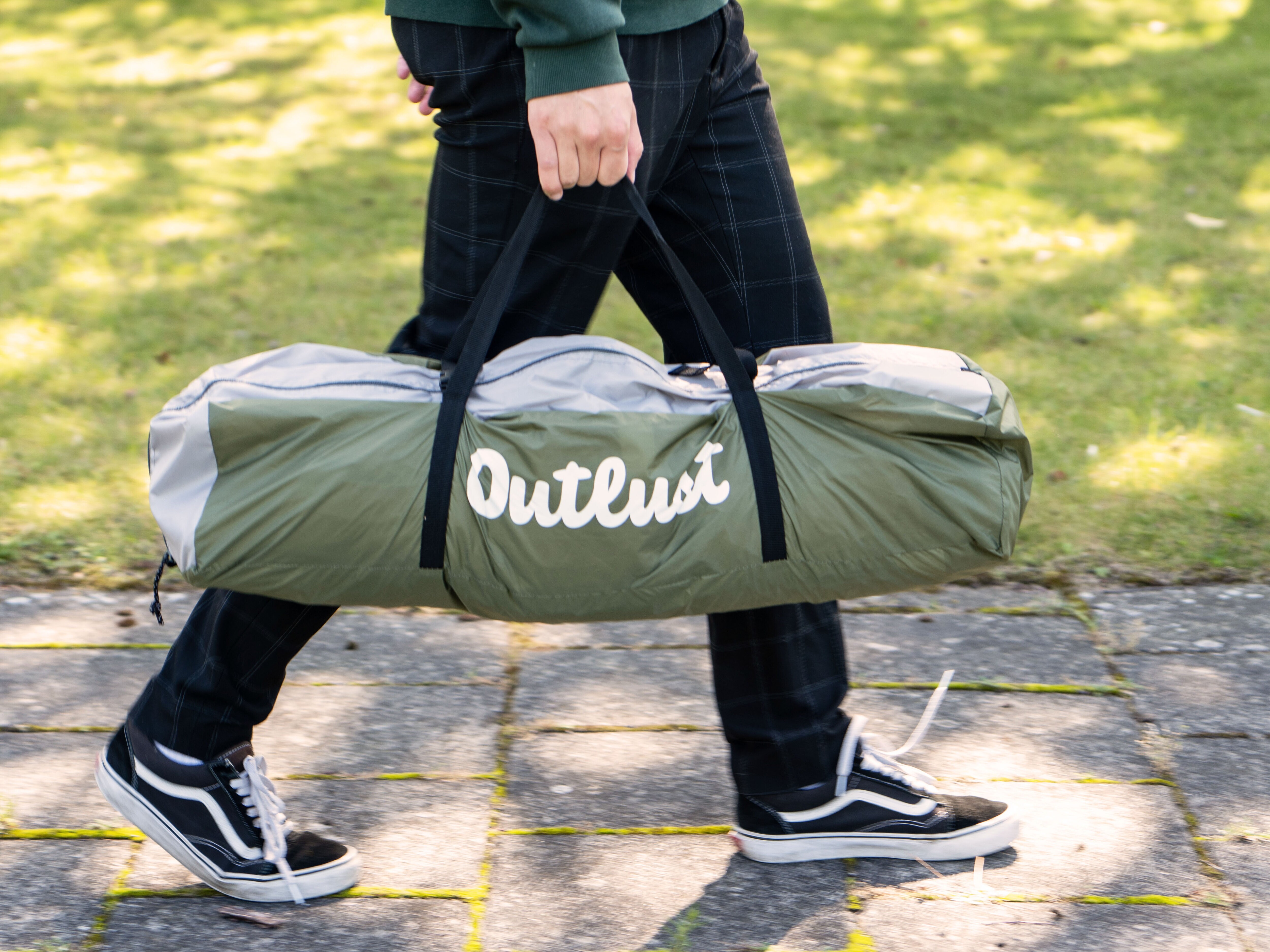 H:n muotoinen teltta