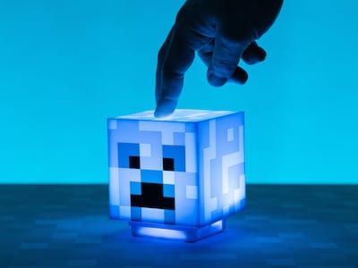 Minecraft Charged Creeper Lampe