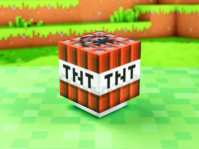 Minecraft TNT Lampa