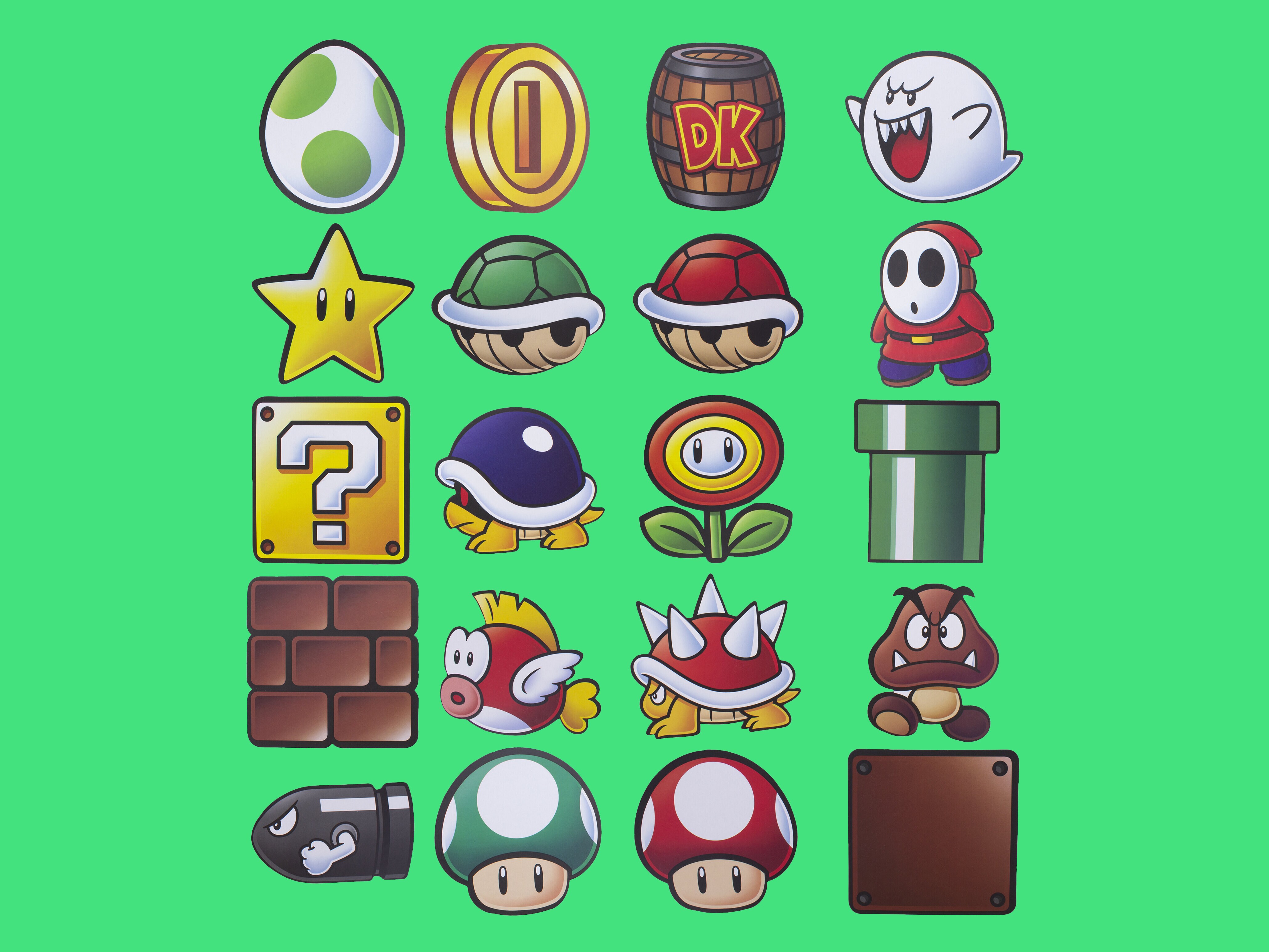 Super Mario Fun Facts Bordskåner