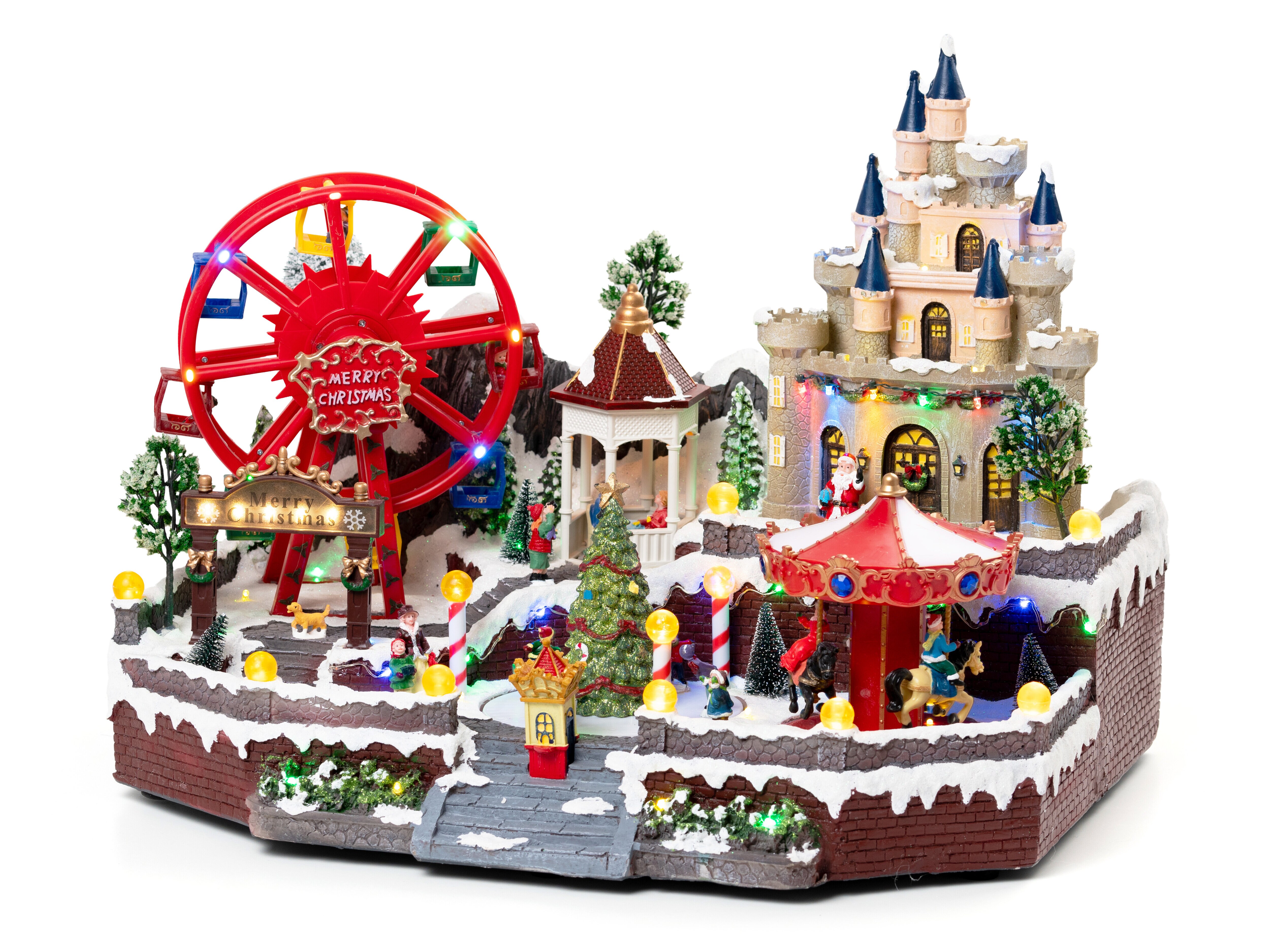 Juleby med belysning – Julemarked