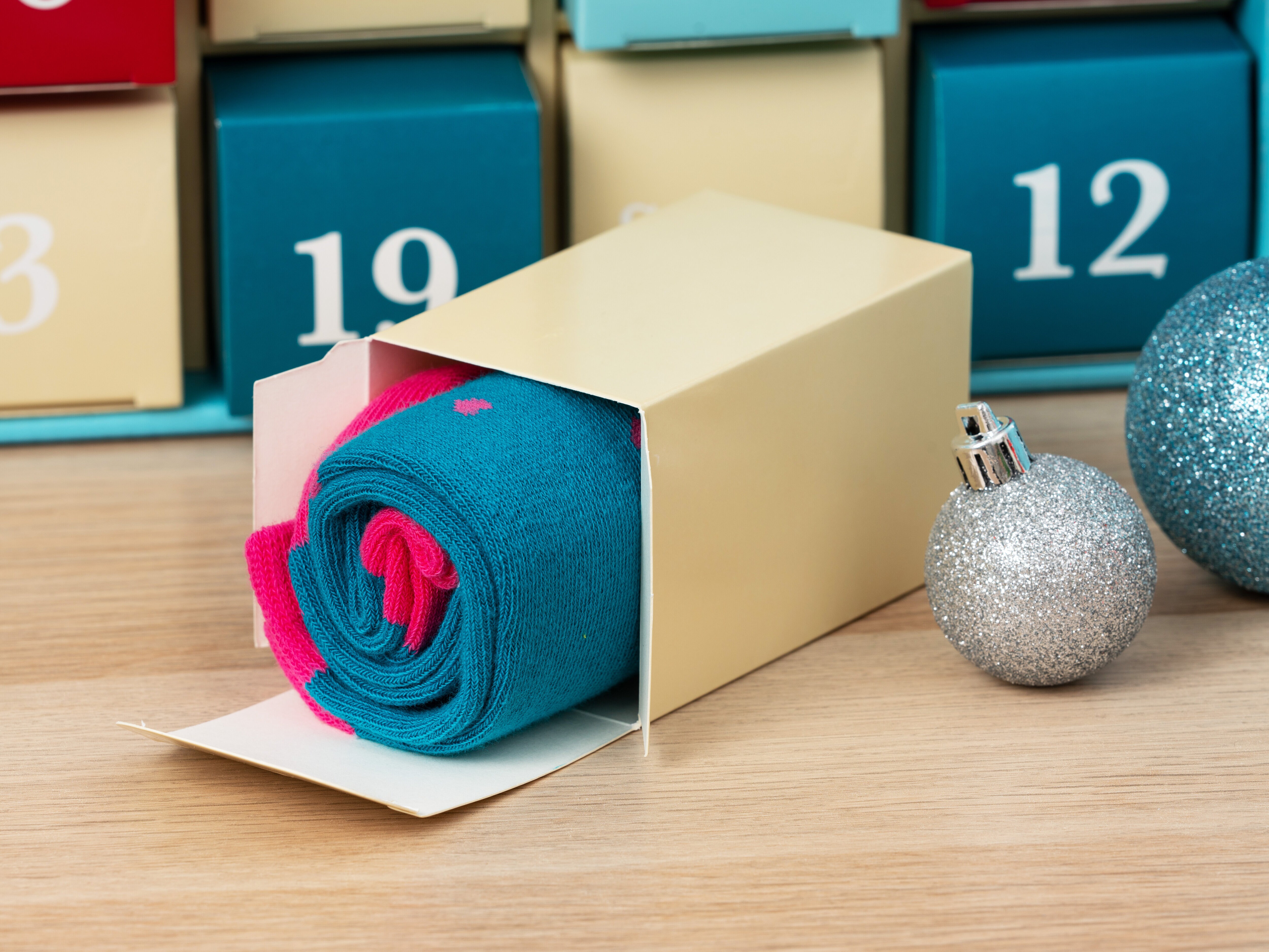 Sukat joulukalenterissa