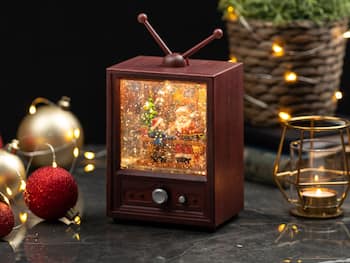 Lysande Juldekoration med Glitter - TV med Ljud