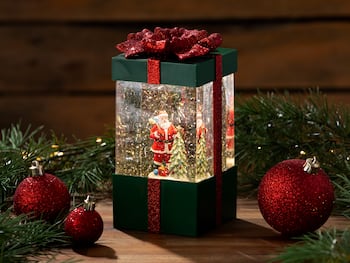 Leuchtende Weihnachtsdeko Mit Glitter - Weihnachtsgeschenk
