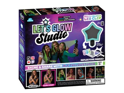 Let's Glow Studio Självreflekterande Stickers