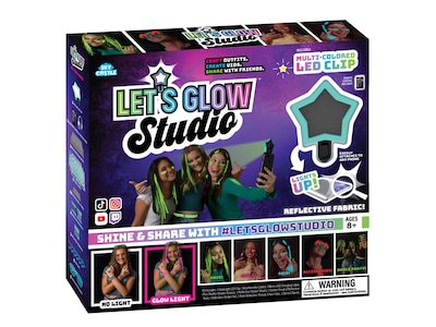 Let's Glow Studio Självreflekterande Stickers
