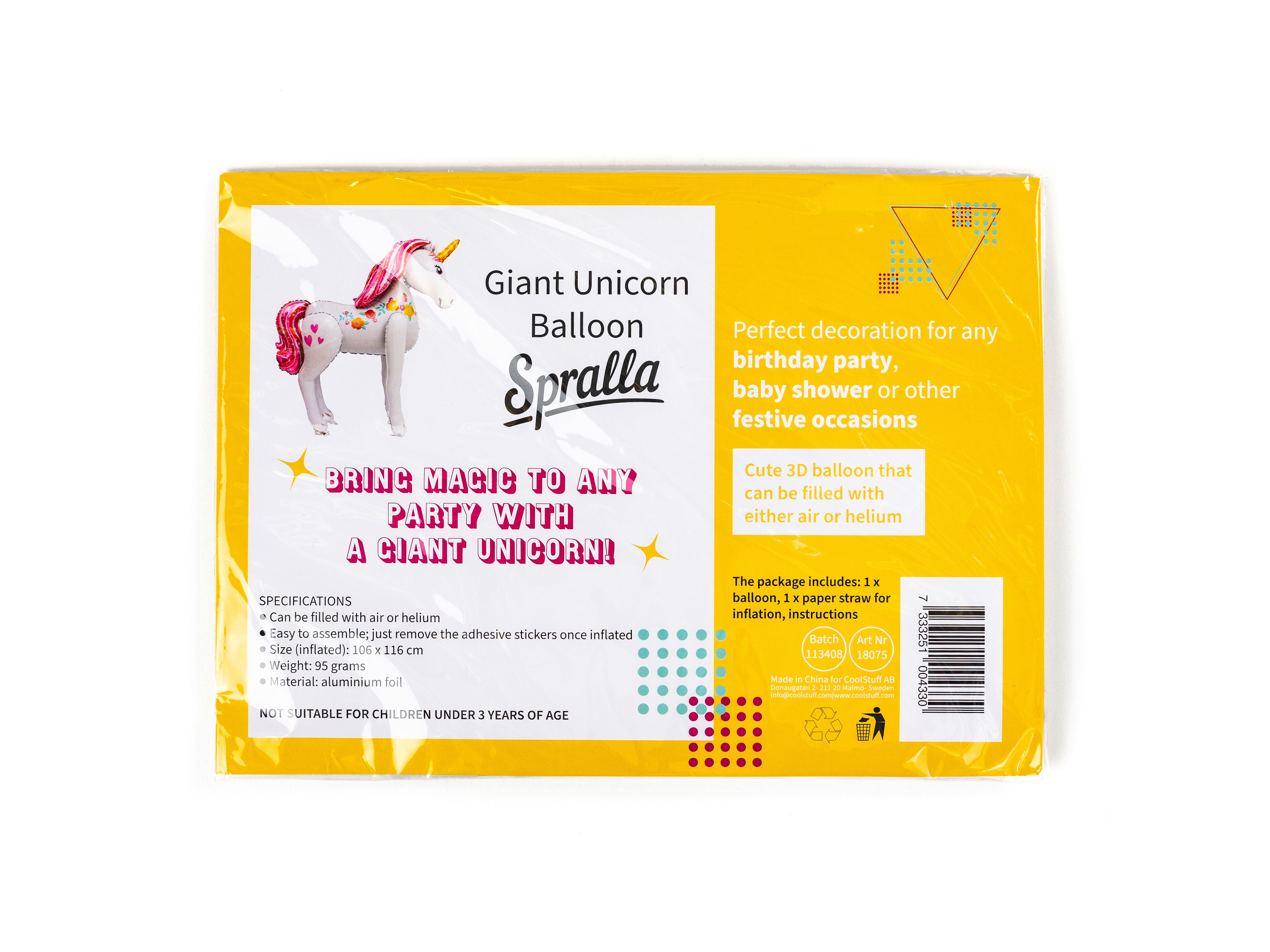 großer Einhornballon