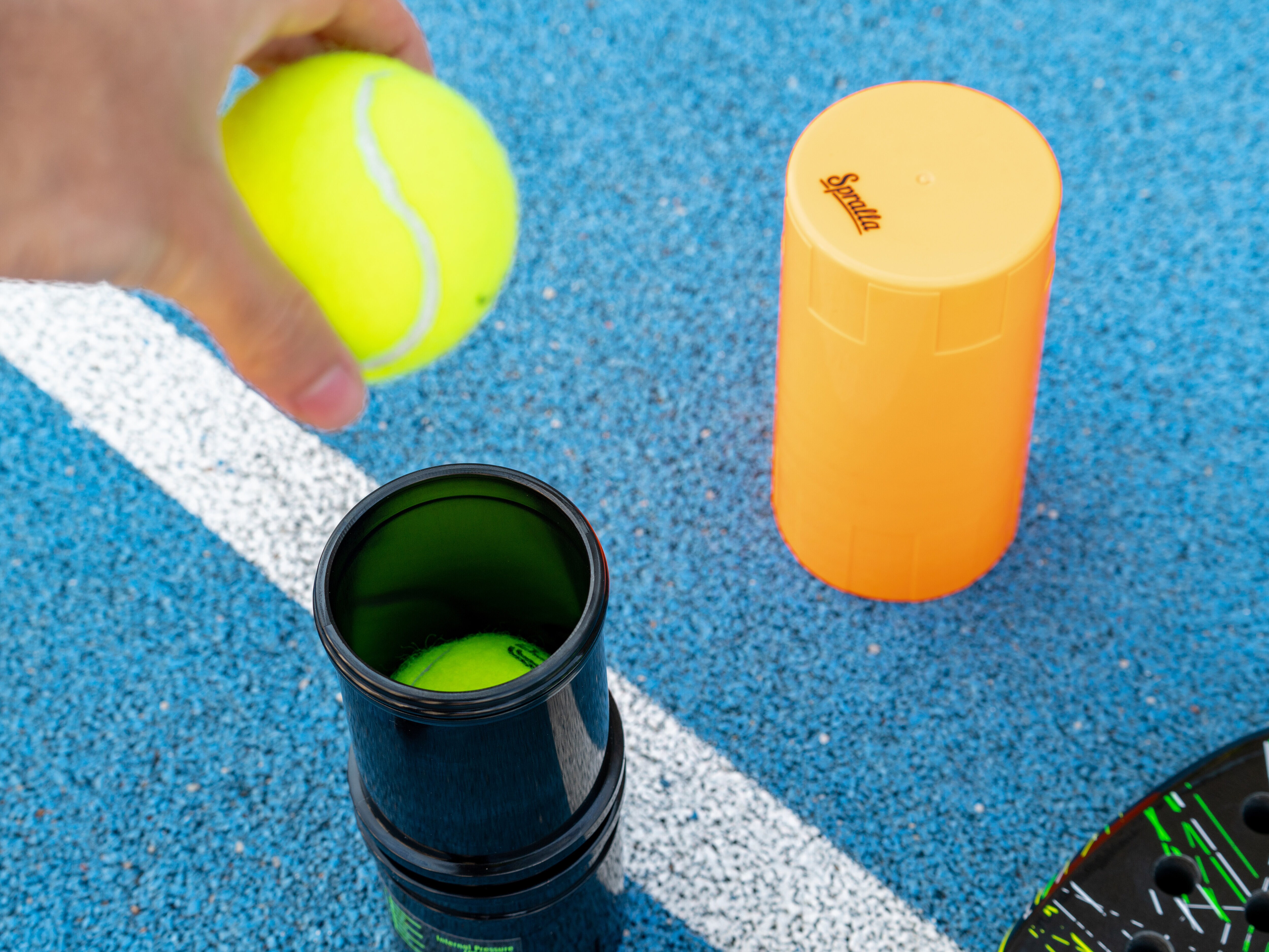 trykkbeholder for padelballer