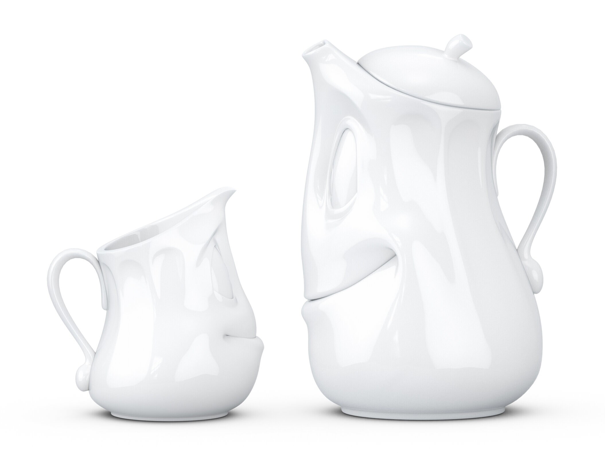 Lustige Kannen groß und klein