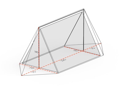 Telt med 3D-trykk – Strand - Outlust